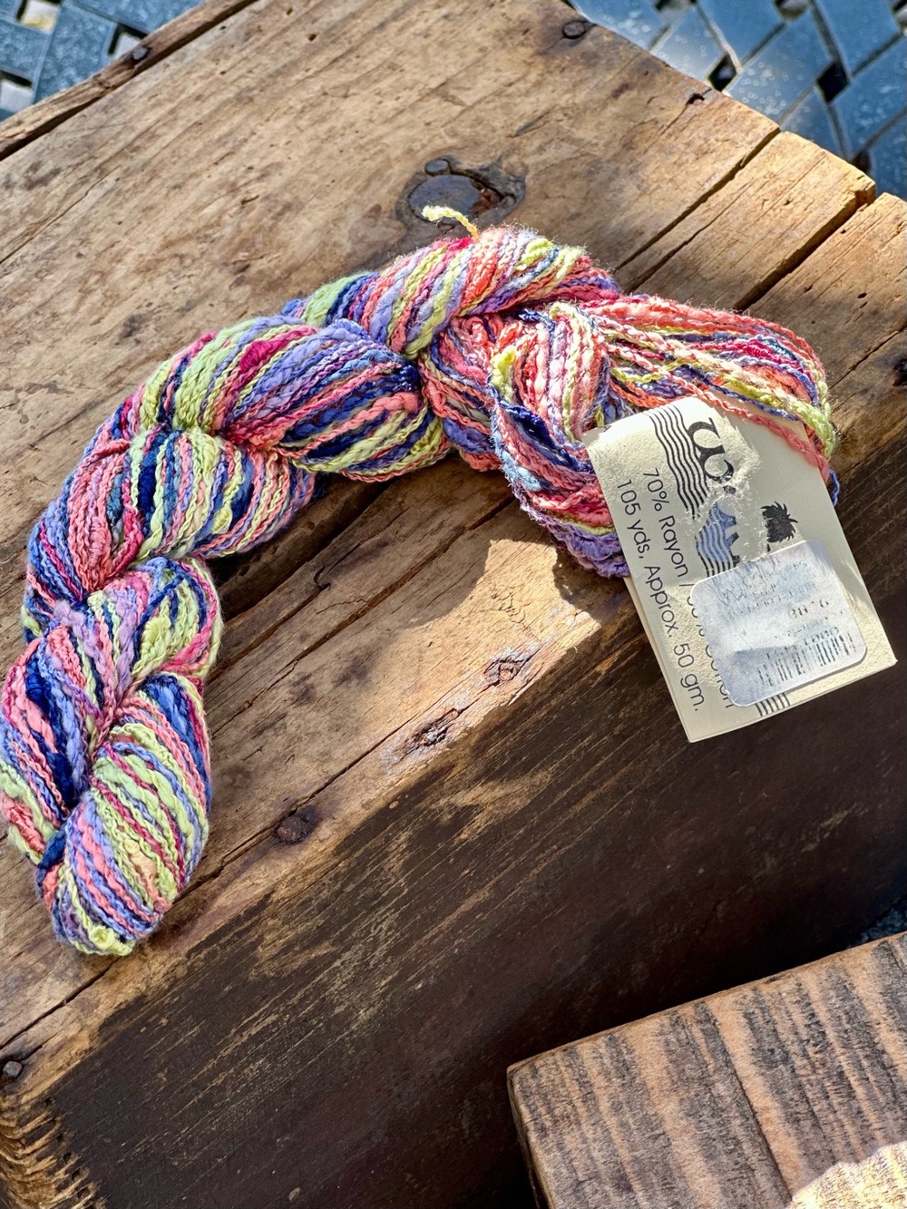 Crystal Palace Yarns Multicolor Rayon Cotton Yarn 105 Yards Color 2592